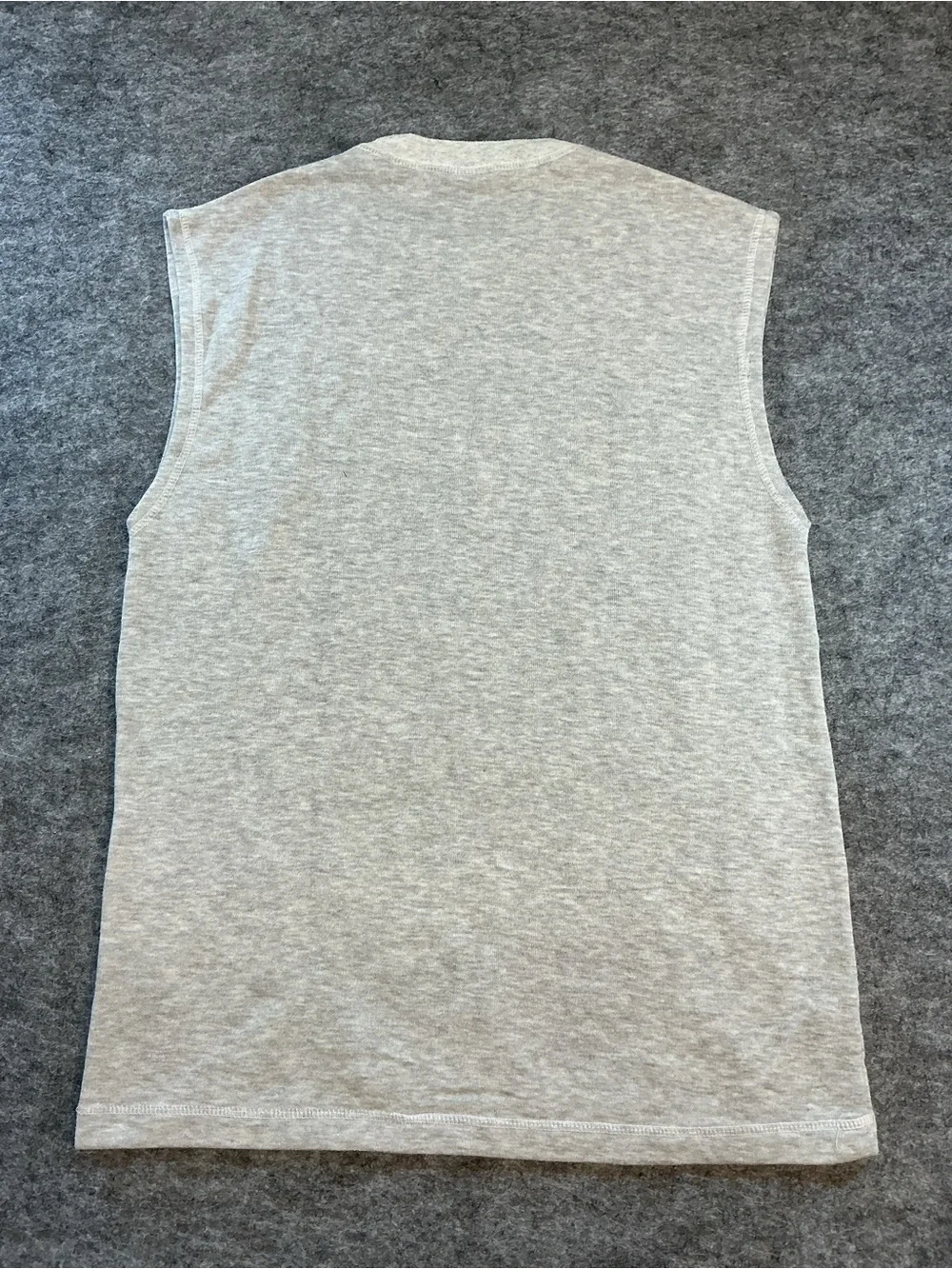 Vintage Polo by Ralph Lauren Heather Grey Graphic Muscle Tank Best Fits L